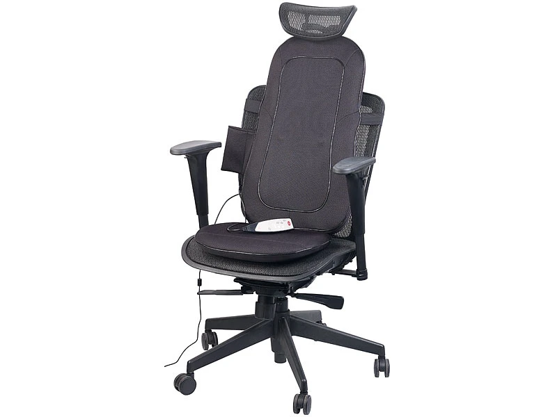 Newgen Medicals Massage-Auflagen:Shiatsu-Sitzauflage Mit IR-Tiefenwärme, Vibration (Versandrückläufer) 9 Newgen Medicals Massage-Auflagen:Shiatsu-Sitzauflage Mit IR-Tiefenwärme, Vibration (Versandrückläufer) – Bild 9