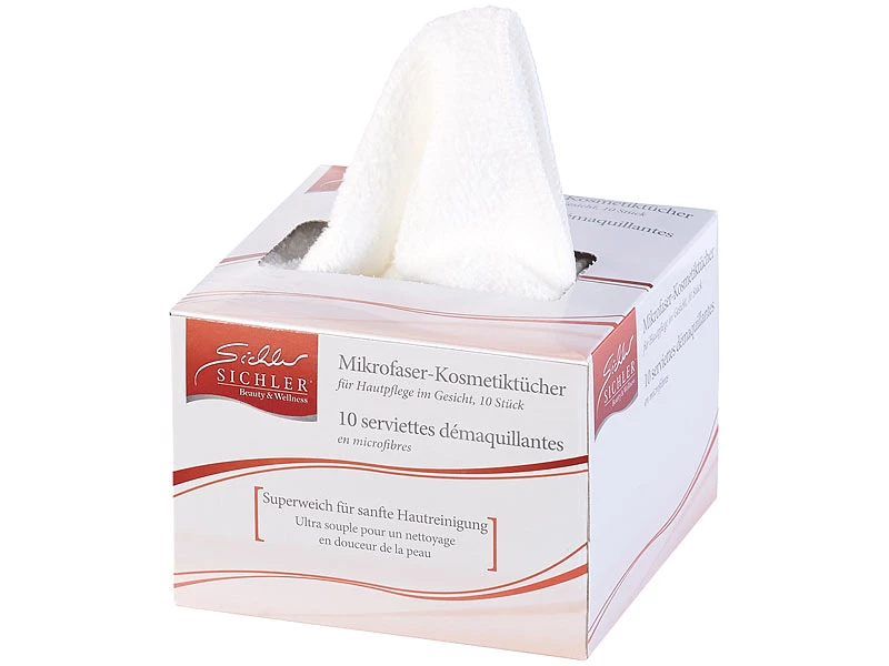 Sichler Beauty Gesichtsreinigungstücher:Mikrofaser-Kosmetiktücher Für Hautpflege Im Gesicht, 30 Stück 6 Sichler Beauty Gesichtsreinigungstücher:Mikrofaser-Kosmetiktücher Für Hautpflege Im Gesicht, 30 Stück – Bild 6
