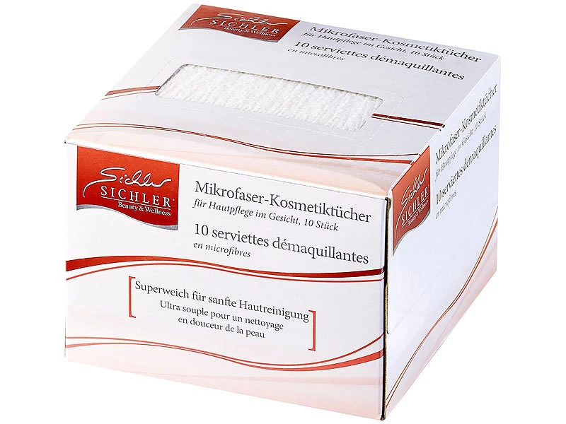 Sichler Beauty Mikrofaser-Abschminktuch:Umweltfreundliche Mikrofaser-Kosmetiktücher Für Gesichtspflege, 40 Stk 5 Sichler Beauty Mikrofaser-Abschminktuch:Umweltfreundliche Mikrofaser-Kosmetiktücher Für Gesichtspflege, 40 Stk – Bild 5
