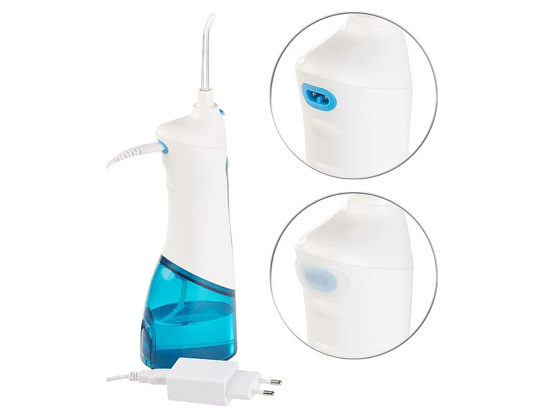 Newgen Medicals Water Flosser:Akku-Munddusche, 180-ml-Wassertank, 1.700 Impulse/Min., 120 Psi, USB 3 Newgen Medicals Water Flosser:Akku-Munddusche, 180-ml-Wassertank, 1.700 Impulse/Min., 120 Psi, USB – Bild 3