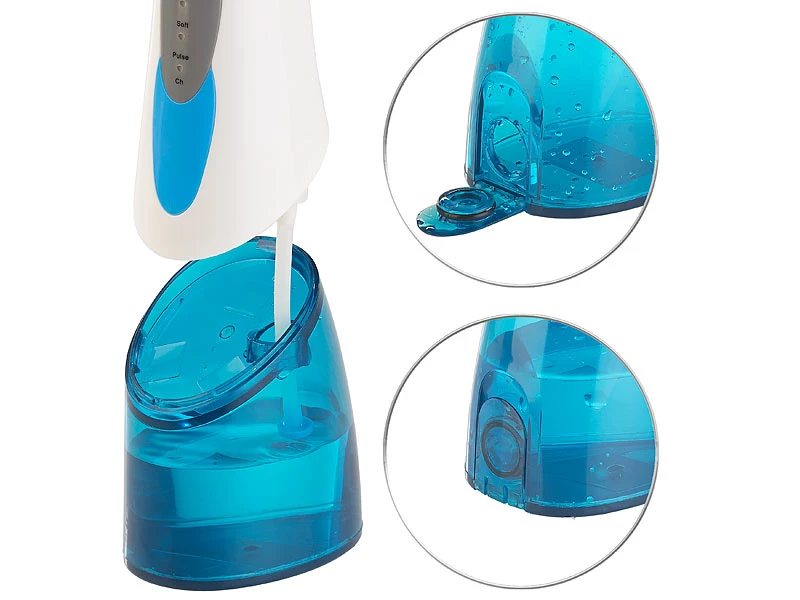 Newgen Medicals Water Flosser:Akku-Munddusche, 180-ml-Wassertank, 1.700 Impulse/Min., 120 Psi, USB 6 Newgen Medicals Water Flosser:Akku-Munddusche, 180-ml-Wassertank, 1.700 Impulse/Min., 120 Psi, USB – Bild 6