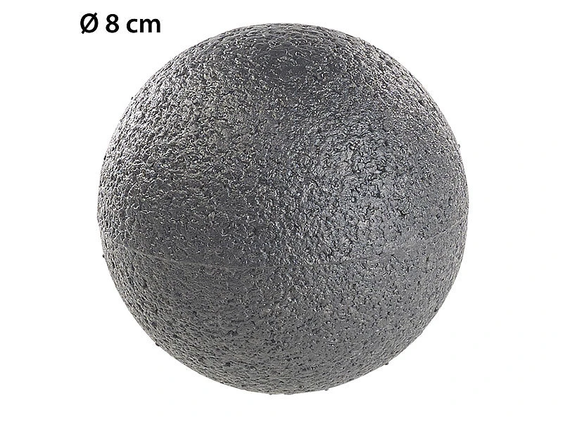 Newgen Medicals Faszienkugel:Massage-Ball Und Faszien-Trainer Für Rücken & Co., Ø 8 Cm, Schwarz 1 Newgen Medicals Faszienkugel:Massage-Ball Und Faszien-Trainer Für Rücken & Co., Ø 8 Cm, Schwarz