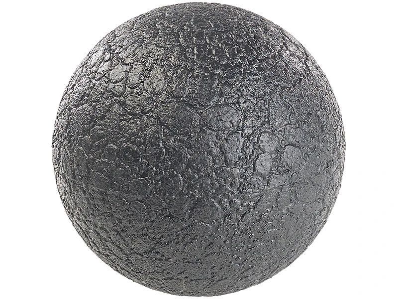 Newgen Medicals Massageball:Massage-Ball Und Faszien-Trainer Für Rücken & Co., Ø 12 Cm, Schwarz 1 Newgen Medicals Massageball:Massage-Ball Und Faszien-Trainer Für Rücken & Co., Ø 12 Cm, Schwarz