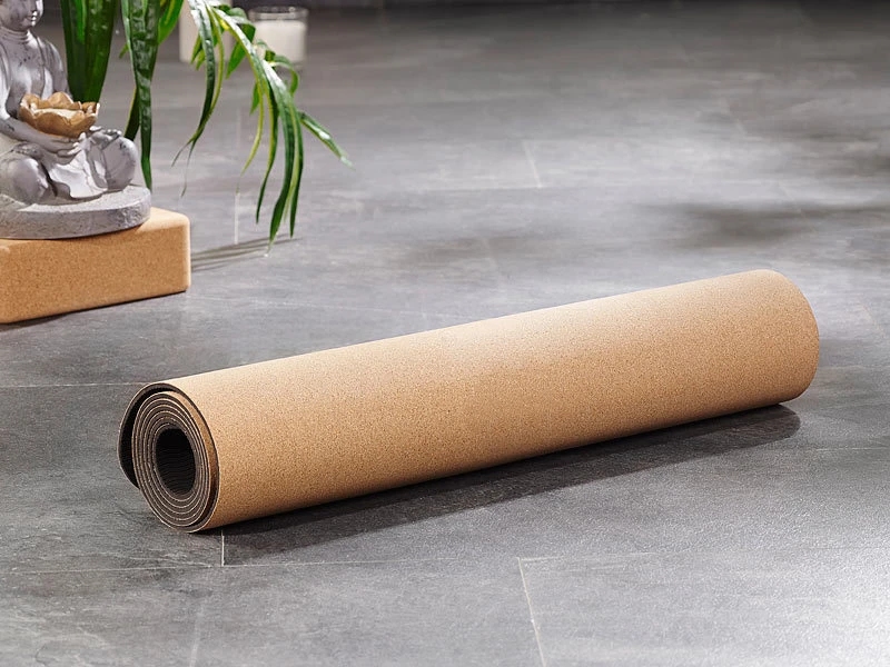 Newgen Medicals Yogamatte Kork:Rutschfeste Yoga-Matte Aus Kork Und Natur-Kautschuk, 183 X 61 X 0,5 Cm 8 Newgen Medicals Yogamatte Kork:Rutschfeste Yoga-Matte Aus Kork Und Natur-Kautschuk, 183 X 61 X 0,5 Cm – Bild 8