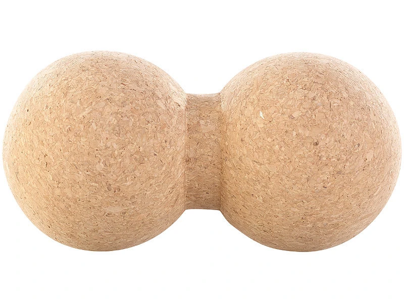 Newgen Medicals Massage-Bälle:Massage-Duoball Und Faszien-Trainer Zur Selbstmassage, Kork, Ø 8 Cm 1 Newgen Medicals Massage-Bälle:Massage-Duoball Und Faszien-Trainer Zur Selbstmassage, Kork, Ø 8 Cm