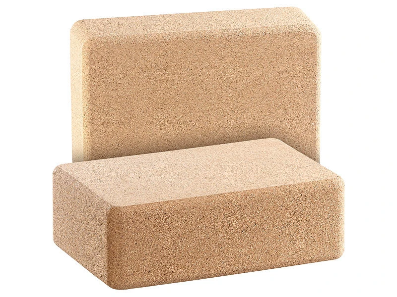 Newgen Medicals Yogablock:2er-Set Yoga-Blöcke, ökologischer Natur-Kork, Je 22,7 X 7,6 X 14,9 Cm 1 Newgen Medicals Yogablock:2er-Set Yoga-Blöcke, ökologischer Natur-Kork, Je 22,7 X 7,6 X 14,9 Cm
