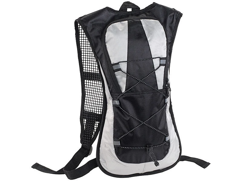 Xcase Rucksack Mit Trinkblase:Ultraleichter Fahrrad-Rucksack Mit 2-Liter-Trinksystem Und Reflektoren 4 Xcase Rucksack Mit Trinkblase:Ultraleichter Fahrrad-Rucksack Mit 2-Liter-Trinksystem Und Reflektoren – Bild 4