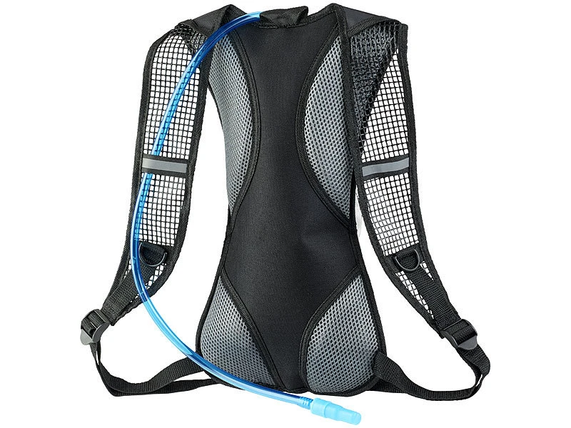 Xcase Rucksack Mit Trinkblase:Ultraleichter Fahrrad-Rucksack Mit 2-Liter-Trinksystem Und Reflektoren 3 Xcase Rucksack Mit Trinkblase:Ultraleichter Fahrrad-Rucksack Mit 2-Liter-Trinksystem Und Reflektoren – Bild 3
