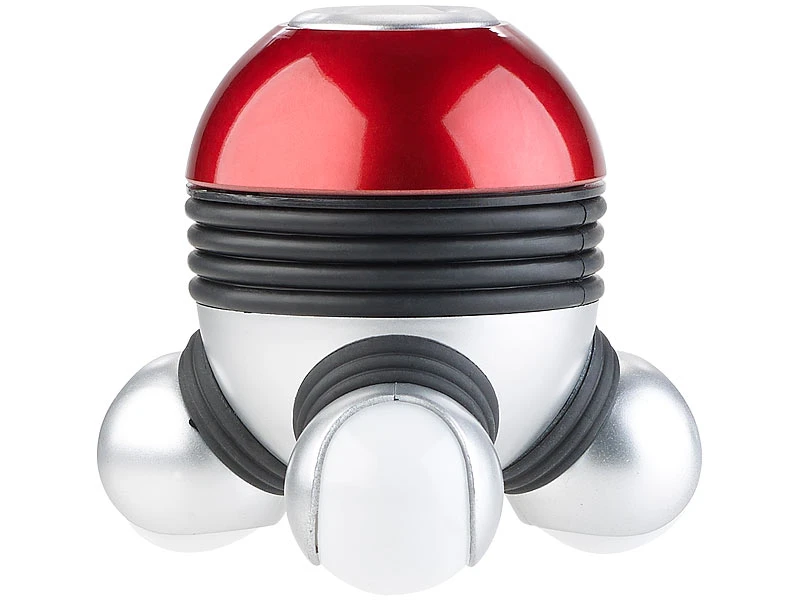 Newgen Medicals Massage-Gerät:2er-Set Mini-Vibrations-Massagegeräte Mit 3 Köpfen & LED-Beleuchtung 7 Newgen Medicals Massage-Gerät:2er-Set Mini-Vibrations-Massagegeräte Mit 3 Köpfen & LED-Beleuchtung – Bild 7