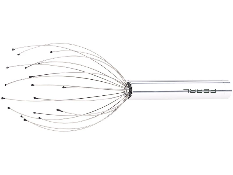 PEARL Kopfmassagegerät:Vibrations-Kopfmassage-Gerät Mit 18 Armen & Wohlfühl-Noppen 3 PEARL Kopfmassagegerät:Vibrations-Kopfmassage-Gerät Mit 18 Armen & Wohlfühl-Noppen – Bild 3