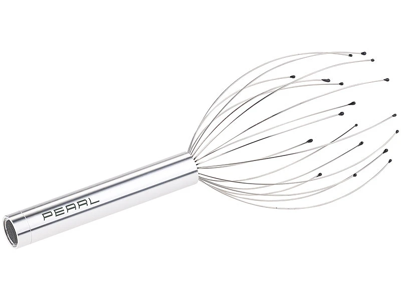 PEARL Kopfmassagespinne:2er-Set Vibrations-Kopfmassage-Geräte Mit 18 Armen & Wohlfühl-Noppen 4 PEARL Kopfmassagespinne:2er-Set Vibrations-Kopfmassage-Geräte Mit 18 Armen & Wohlfühl-Noppen – Bild 4