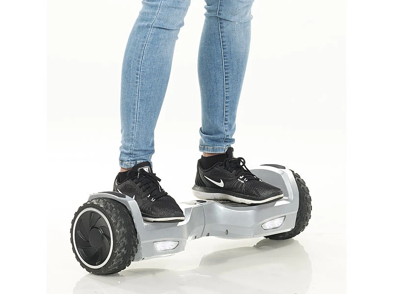 Speeron Hoverboard:Elektro-Scooter Mit 7"-Rädern, Lautsprecher, 600 Watt, Bluetooth 3 Speeron Hoverboard:Elektro-Scooter Mit 7"-Rädern, Lautsprecher, 600 Watt, Bluetooth – Bild 3