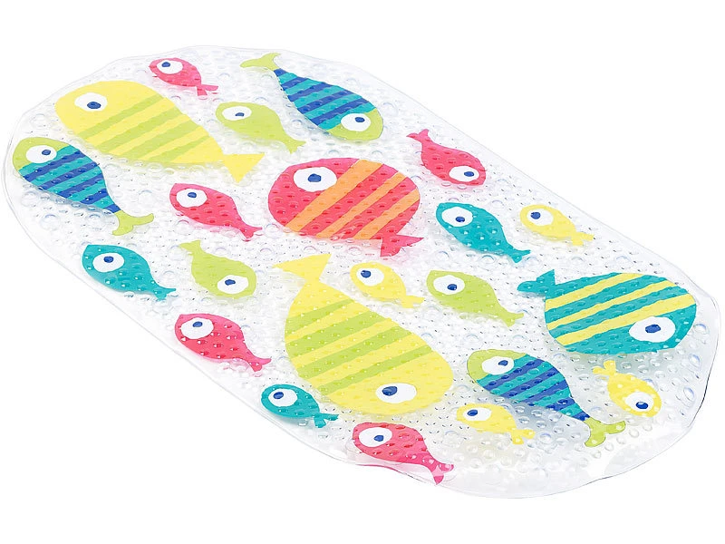 BadeStern Badewannenmatte:Rutschfeste Badewannen-Matte Mit Fisch-Motiv, 69 X 38 Cm 4 BadeStern Badewannenmatte:Rutschfeste Badewannen-Matte Mit Fisch-Motiv, 69 X 38 Cm – Bild 4