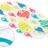 BadeStern Badewannenmatte:Rutschfeste Badewannen-Matte Mit Fisch-Motiv, 69 X 38 Cm