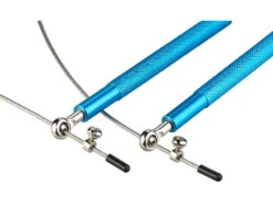 PEARL Sports Hüpfseil:2er-Set Profi-Highspeed-Springseile, 3D-Kugellager & Drahtkern, Blau -Newgen medicals Shop nx9676 0 1