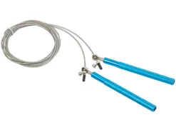 PEARL Sports Springschnur:Profi-Highspeed-Springseil Mit 3D-Kugellagern Und Drahtkern, Blau