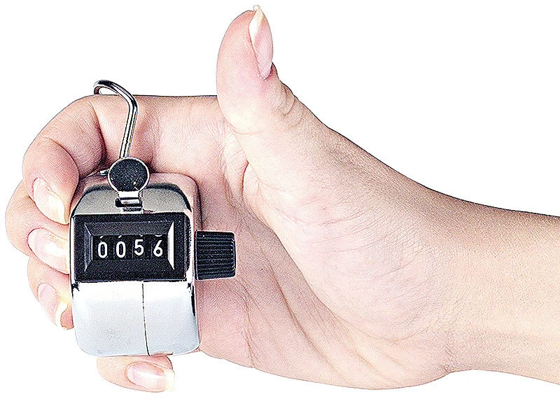 Infactory Einhandzähler:Handzähler Aus Metall 2 Infactory Einhandzähler:Handzähler Aus Metall – Bild 2