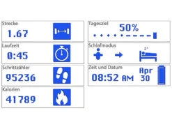 Newgen Medicals Bluetooth Armband:BT-4.0-Fitness-Armband FBT-50 V4,Schlafüberwachung (Versandrückläufer) -Newgen medicals Shop px1768 39
