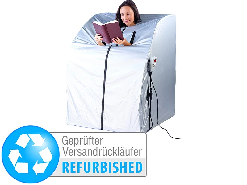 Newgen Medicals Portable Infrarot-Sauna:tragbare Infrarot-Sauna V2 Mit 2 Heizern (Versandrückläufer) 1 Newgen Medicals Portable Infrarot-Sauna:tragbare Infrarot-Sauna V2 Mit 2 Heizern (Versandrückläufer)