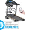 Newgen Medicals Laufband Mit Motor:Profi-Laufband & Fitness-Station, App, Bluetooth (Versandrückläufer)