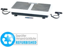 PEARL Vibro Plate:Vibrationsplatte WBV-199.OE Mit Expandern (Versandrückläufer)