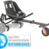 Speeron Hoverboard-Kart-Sitz:Nachrüst-Kart-Sitz Mit Federung Für Versandrückläufer