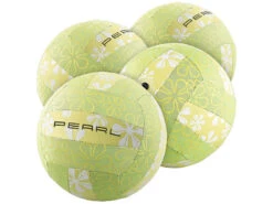 PEARL Beachball:4er-Set Wasserfeste Beach-Volleybälle Mit Neopren-Überzug