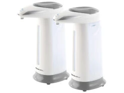 PEARL Handsensor Seifenspender:2er-Set Automatische Seifenspender Mit Bewegungssensor, Grau 9 PEARL Handsensor Seifenspender:2er-Set Automatische Seifenspender Mit Bewegungssensor, Grau -Newgen medicals Shop zx1302 3