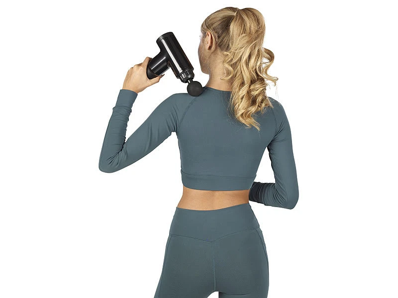 Newgen Medicals Handmassagegerät:Akku-Hand-Massagegerät Mit 4 Aufsätzen & 6 Stufen, 2 Ah, 24 Watt 5 Newgen Medicals Handmassagegerät:Akku-Hand-Massagegerät Mit 4 Aufsätzen & 6 Stufen, 2 Ah, 24 Watt – Bild 5