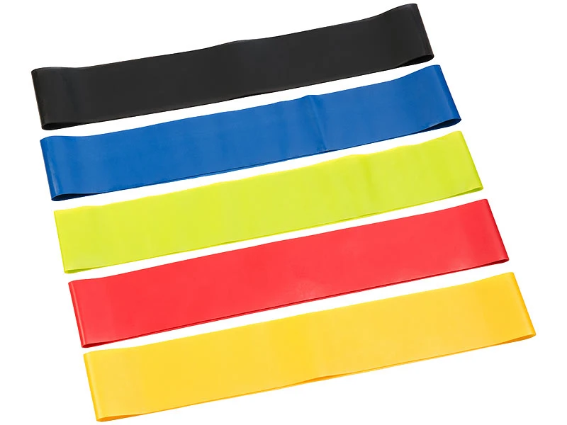 Speeron Fitness-Band:Zwei 5er-Sets Widerstandsbänder, Latex, Je 5 Stärken, Mit Tasche 3 Speeron Fitness-Band:Zwei 5er-Sets Widerstandsbänder, Latex, Je 5 Stärken, Mit Tasche – Bild 3