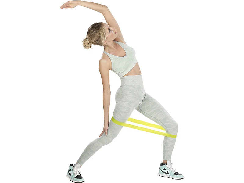 Speeron Fitness-Band:Zwei 5er-Sets Widerstandsbänder, Latex, Je 5 Stärken, Mit Tasche 10 Speeron Fitness-Band:Zwei 5er-Sets Widerstandsbänder, Latex, Je 5 Stärken, Mit Tasche – Bild 10