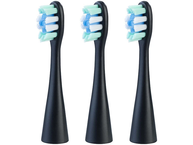 Newgen Medicals Reiseset Zahnbürste:3er-Set Ersatzbürsten "medium" Für Smarte Schallzahnbürste SZB-200.app 1 Newgen Medicals Reiseset Zahnbürste:3er-Set Ersatzbürsten "medium" Für Smarte Schallzahnbürste SZB-200.app