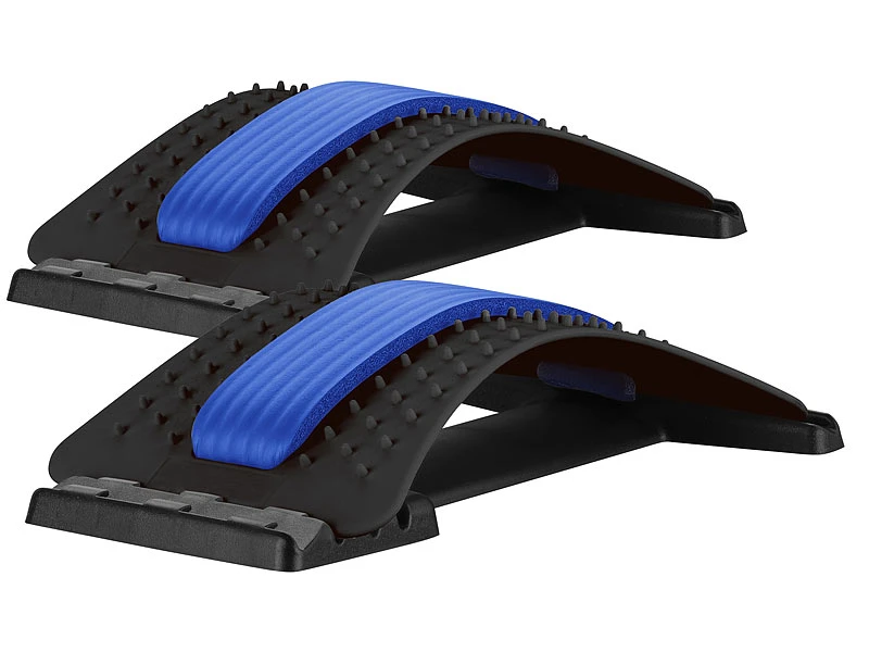 PEARL Sports Rückenstrecker Gerät:2er-Set Rückenstrecker Und -Dehner Mit Massage-Noppen, 4 Höhen 2 PEARL Sports Rückenstrecker Gerät:2er-Set Rückenstrecker Und -Dehner Mit Massage-Noppen, 4 Höhen – Bild 2