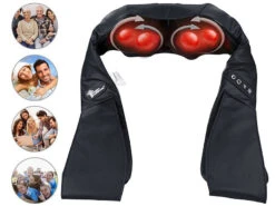 Newgen Medicals Nackenmassage:Akku-Massagegerät Für Schultern & Nacken, IR-Tiefenwärme, 24 Watt -Newgen medicals Shop zx6094 1