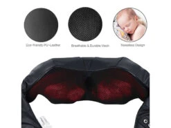 Newgen Medicals Nackenmassage:Akku-Massagegerät Für Schultern & Nacken, IR-Tiefenwärme, 24 Watt -Newgen medicals Shop zx6094 2