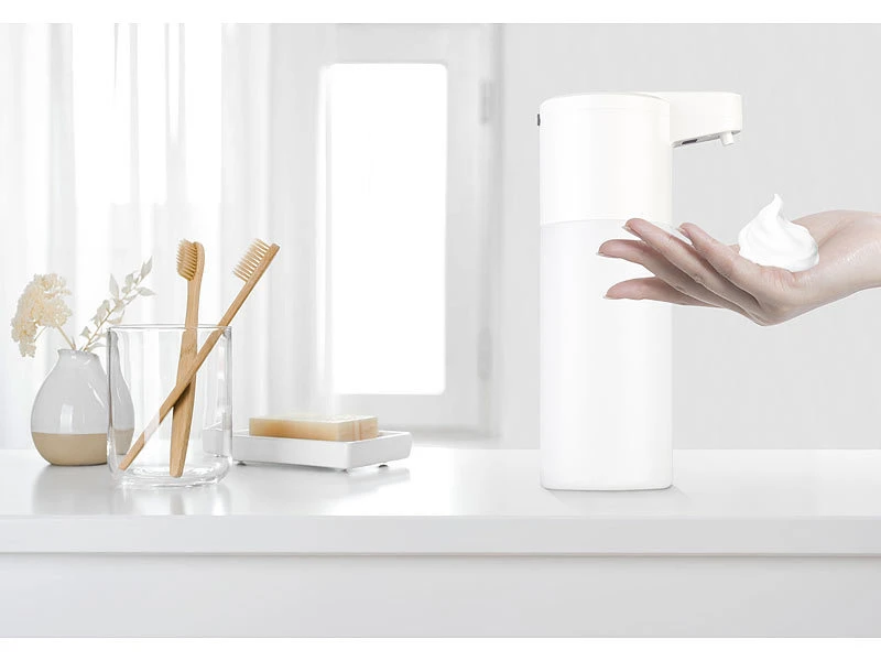 Carlo Milano Elektro Seifenspender:Auto. Akku Schaum Seifenspender M. Desinfektionsspender,IR-Sens.,5 St. 3 Carlo Milano Elektro Seifenspender:Auto. Akku Schaum Seifenspender M. Desinfektionsspender,IR-Sens.,5 St. – Bild 3