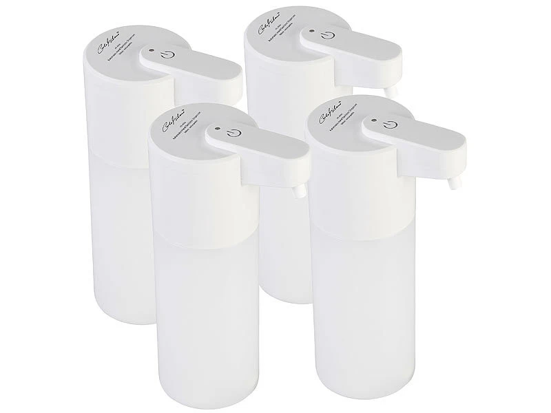 Carlo Milano Flüssigseifen-Spender:4er Set Autom. Akku-Spray-Desinfektionsmittelspender, IR-Sensor,500 Ml 2 Carlo Milano Flüssigseifen-Spender:4er Set Autom. Akku-Spray-Desinfektionsmittelspender, IR-Sensor,500 Ml – Bild 2