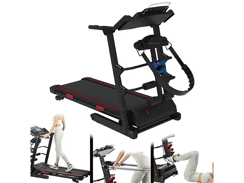 Newgen Medicals Walking Pad:3in1-Profi-Laufband & Fitness-Station, 16 Km/h, 1.100 Watt, Bluetooth 3 Newgen Medicals Walking Pad:3in1-Profi-Laufband & Fitness-Station, 16 Km/h, 1.100 Watt, Bluetooth – Bild 3