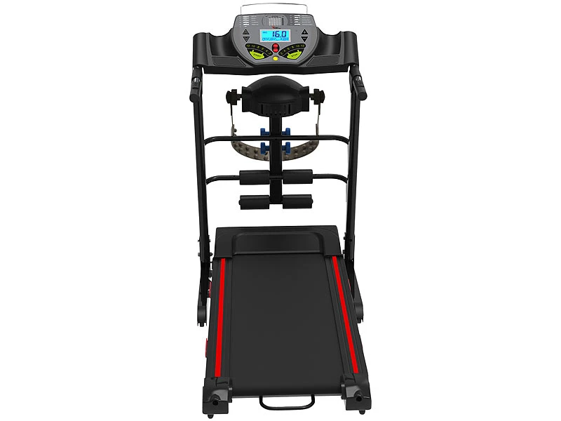 Newgen Medicals Walking Pad:3in1-Profi-Laufband & Fitness-Station, 16 Km/h, 1.100 Watt, Bluetooth 9 Newgen Medicals Walking Pad:3in1-Profi-Laufband & Fitness-Station, 16 Km/h, 1.100 Watt, Bluetooth – Bild 9