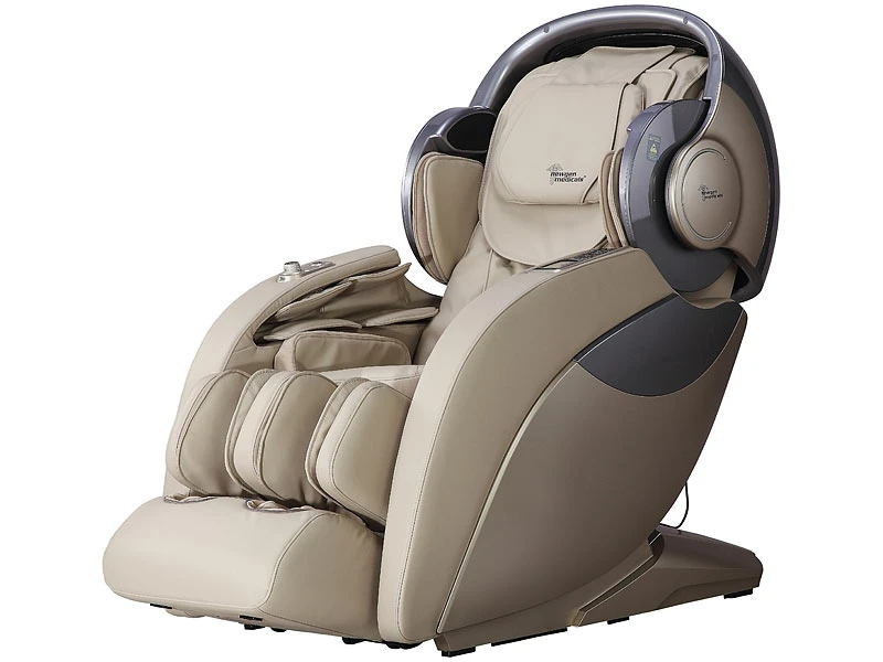 Newgen Medicals Massage Ganzkörper:Luxus-Ganzkörper-Massagesessel Mit Space-Cover, Bluetooth, App, Beige 19 Newgen Medicals Massage Ganzkörper:Luxus-Ganzkörper-Massagesessel Mit Space-Cover, Bluetooth, App, Beige – Bild 19