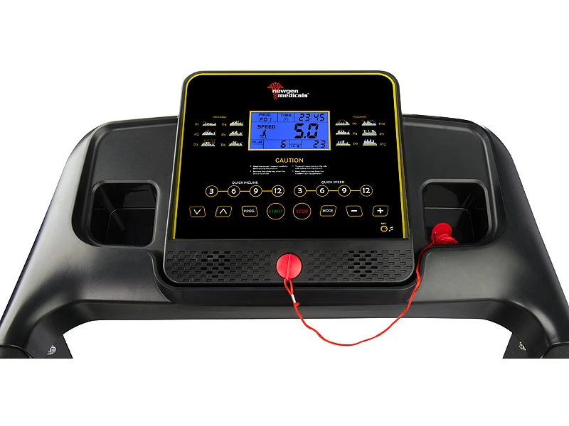 Newgen Medicals Laufband Fitness:Profi-Laufband Mit Bluetooth & App, XXL-Lauffläche, 16 Km/h, 1.100 W 4 Newgen Medicals Laufband Fitness:Profi-Laufband Mit Bluetooth & App, XXL-Lauffläche, 16 Km/h, 1.100 W – Bild 4