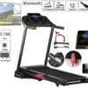 Newgen Medicals Laufband Fitness:Profi-Laufband Mit Bluetooth & App, XXL-Lauffläche, 16 Km/h, 1.100 W