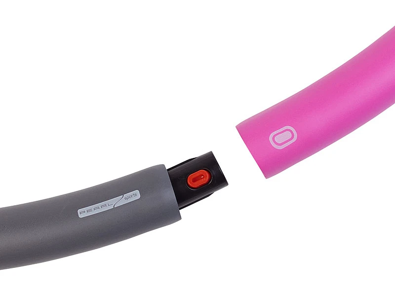 PEARL Sports Massage-Hula-Hoops:2er-Set Hula-Hoop-Reifen, Schaumstoff-Ummantelung, Bis 1,8kg, Ø 98cm 4 PEARL Sports Massage-Hula-Hoops:2er-Set Hula-Hoop-Reifen, Schaumstoff-Ummantelung, Bis 1,8kg, Ø 98cm – Bild 4