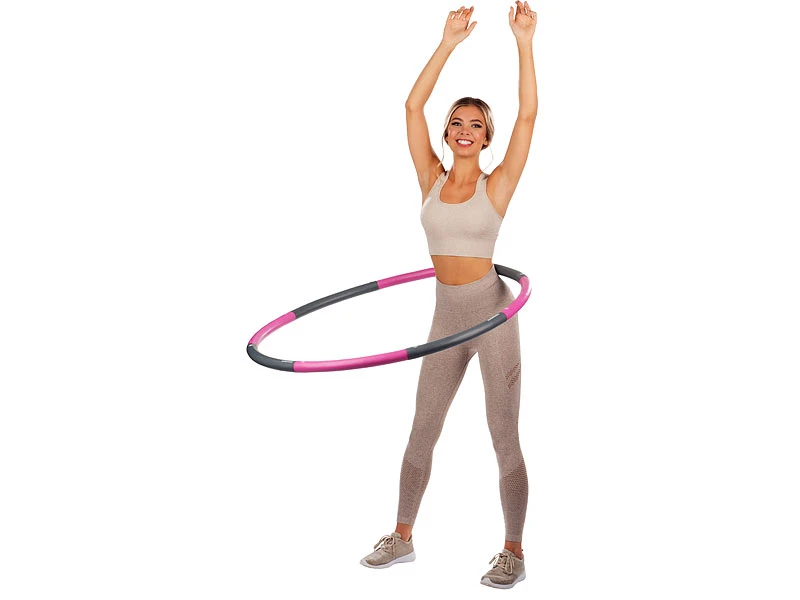 PEARL Sports Hulahoop-Reifen Sport:Hula-Hoop-Reifen Mit Schaumstoff-Ummantelung, 1,35-1,8 Kg, Ø 73-98 Cm 5 PEARL Sports Hulahoop-Reifen Sport:Hula-Hoop-Reifen Mit Schaumstoff-Ummantelung, 1,35-1,8 Kg, Ø 73-98 Cm – Bild 5