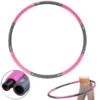 PEARL Sports Hulahoop-Reifen Sport:Hula-Hoop-Reifen Mit Schaumstoff-Ummantelung, 1,35-1,8 Kg, Ø 73-98 Cm