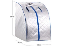 Newgen Medicals Mini Sauna:Portable Infrarot-Sauna Mit Fußheizung, 4 Carbon-Heizern, Sitz, 1050 W 12 Newgen Medicals Mini Sauna:Portable Infrarot-Sauna Mit Fußheizung, 4 Carbon-Heizern, Sitz, 1050 W -Newgen medicals Shop zx8099 7