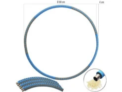 PEARL Sports Massage-Hula-Hoop:2er-Set Hula-Hoop-Reifen, Schaumstoff-Mantel, Befüllbar Bis 6 Kg, Ø 88 -Newgen medicals Shop zx8107 3